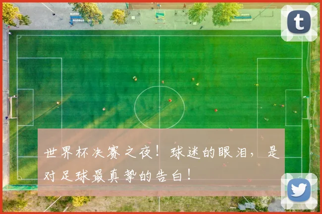 世界杯决赛之夜！球迷的眼泪，是对足球最真挚的告白！